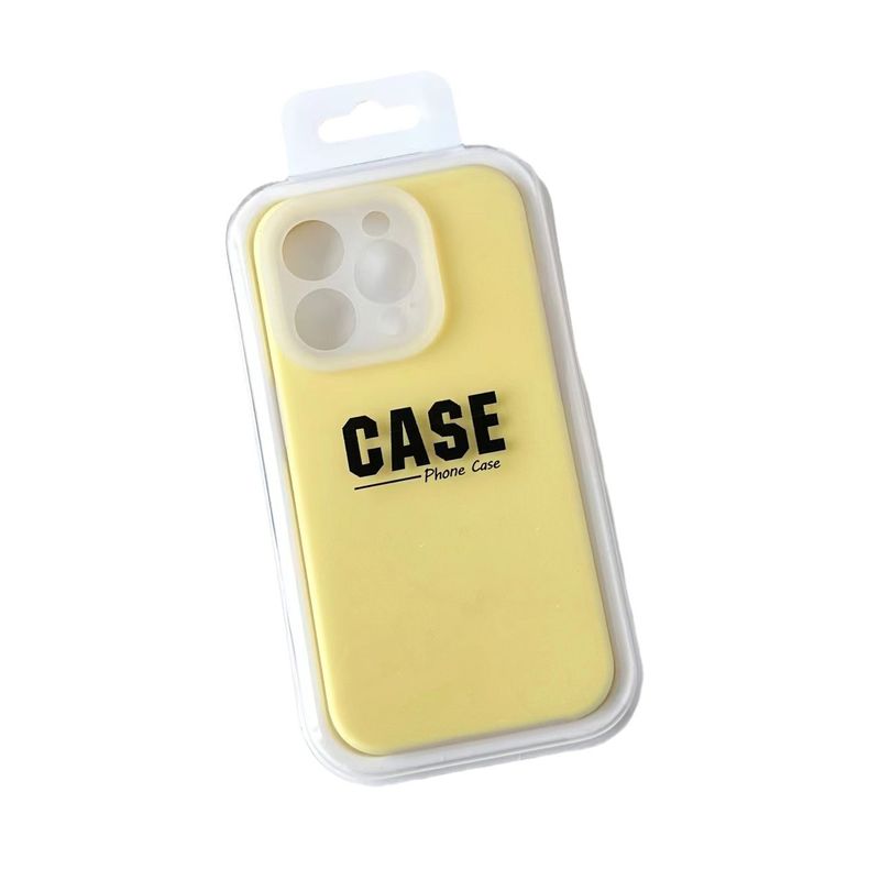 Geschikt voor iPhone 16 vloeibare siliconen telefoonhoesje, iPhone 15 Pro Summer Jelly volledige verpakking, fijn gat, 13/14 internet_voghion.com
