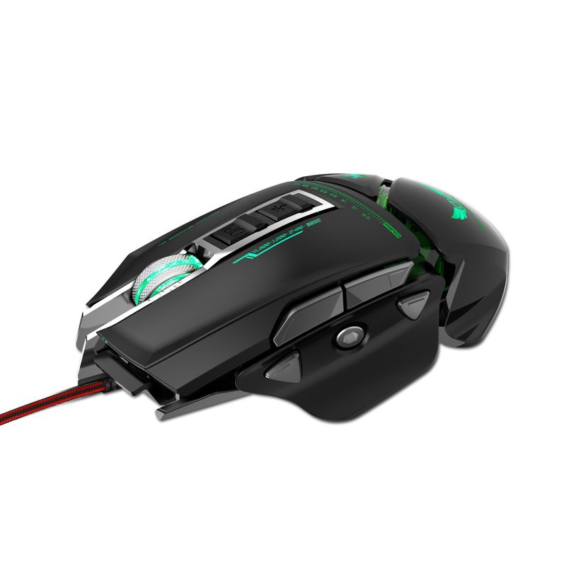 X400 Neue mechanische Maus mit 11 Tasten, bunte Makroprogrammierung, abnehmbarer Seed-Matching-Block, Griffgefühl, 3200 dpi_voghion.com