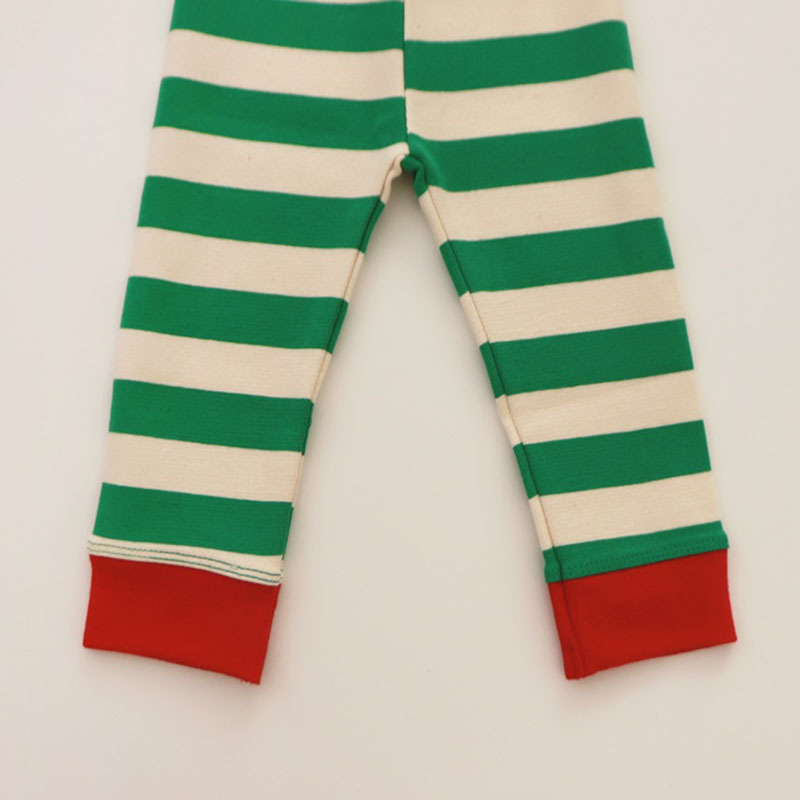 Abito festivo a righe a maniche lunghe per bambini di Natale_voghion.com