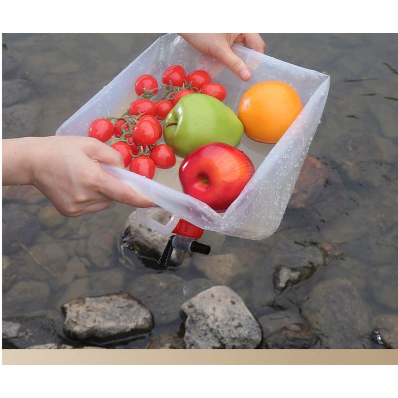 Outdoor Verdickte Faltbare Tasche Tragbare Große Kapazität Container Flasche Kunststoff Wasser Eimer Camping Ausrüstung Lieferungen_voghion.com