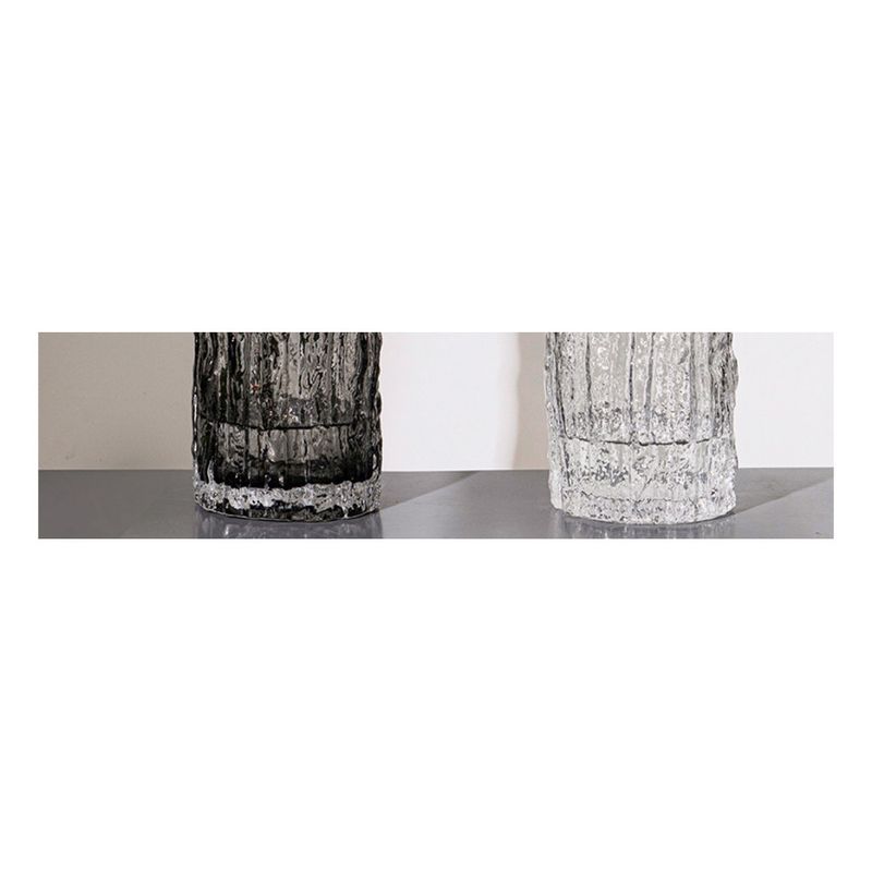 Glacial Art Celebrity Vase - Composizione floreale in vetro ghiacciato trasparente per decorazioni di lusso
_voghion.com