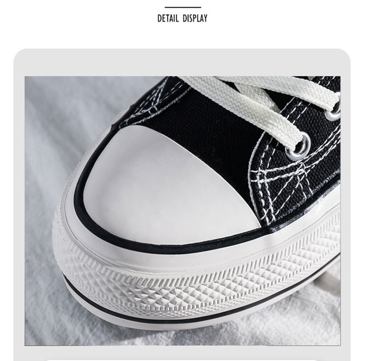 P Höhe zunehmende Schuhe Cm kleine weiße weibliche koreanische Version des neuen Studenten-Muffins mit dicken Sohlen, trendiger Keil-High-Top-Leinwand_voghion.com