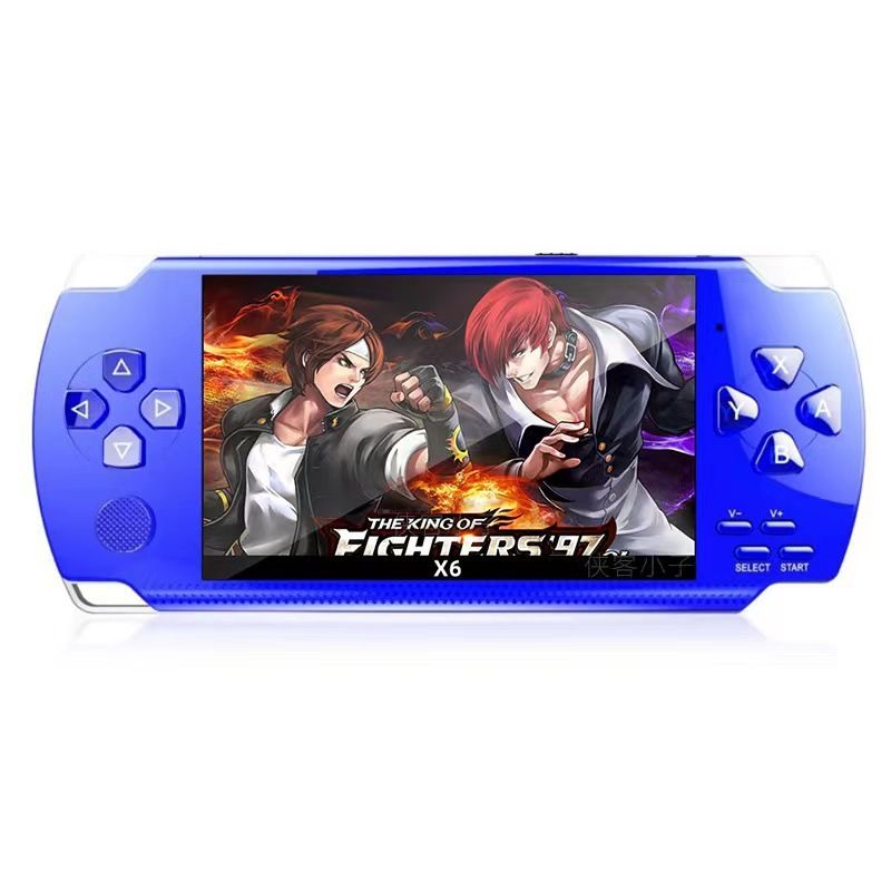 Console di gioco portatile X6 da 4,3 pollici con schermo grande e 128 bit per PSP Arcade Retro_voghion.com