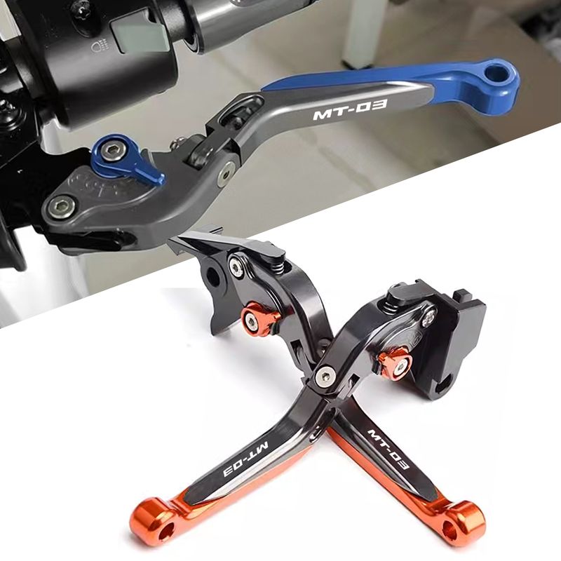 MT03 MT-03 MT 03 Új motorkerékpár alkatrészek CNC 6 sebességes állítható behúzható összecsukható fékkuplungkar_voghion.com