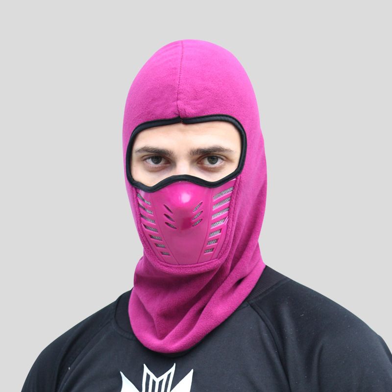 Mască de protecție pentru cap unisex de iarnă pentru bărbați și femei, pentru ciclism, schi, sporturi în aer liber, protecție pentru față, CS, pentru frig și fleece gros și cald_voghion.com