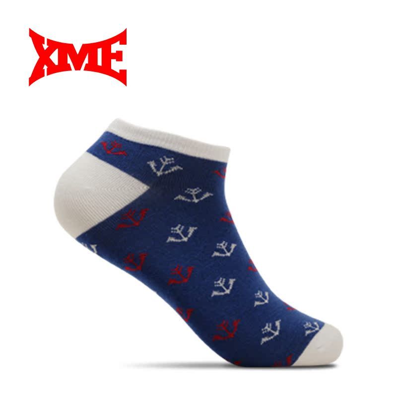 Combed cotton jacquard fashionable low cut sports breathable gift men's short socks_voghion.com