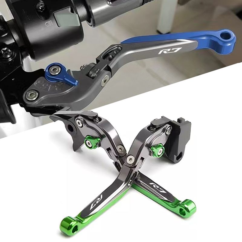 YZF R7 YZFR7 YZF-R7 Új motorkerékpár alkatrészek CNC 6 sebességes állítható behúzható összecsukható fékkuplungkar_voghion.com
