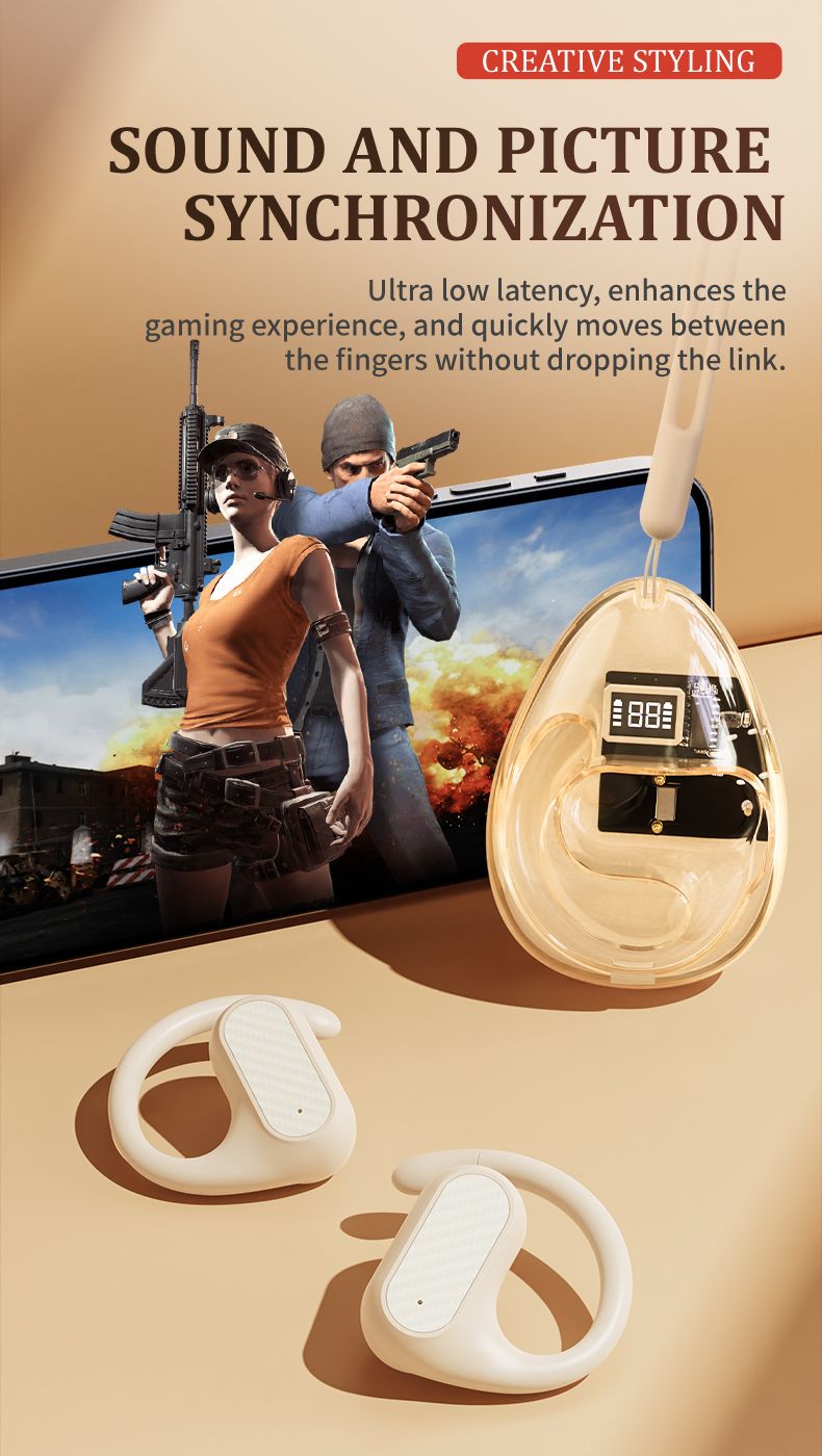 AI Translation Headset New Bluetooth Headset Supports Multi Language Translation And Simultaneous Interpreting Translation OWS_voghion.com