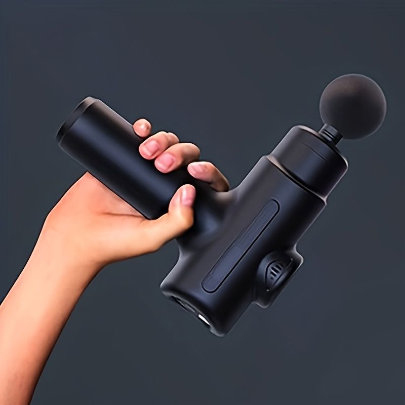 1pc Fascia Gun Masažna pištola za mišice Deep Tissue Percussion Massager za športnike, ročna pištola za masažo hrbtnih mišic telesa z 8 masažnimi glavami_voghion.com