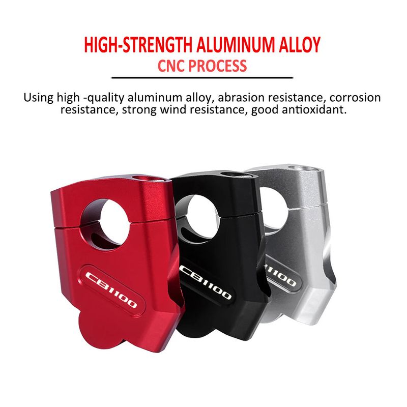 For CB1100EX CB1100RS Motorcycle Handlebar Riser Motocross Heightening Clamp Mount Pit CB1100 EX CB1100 RS Accessories_voghion.com