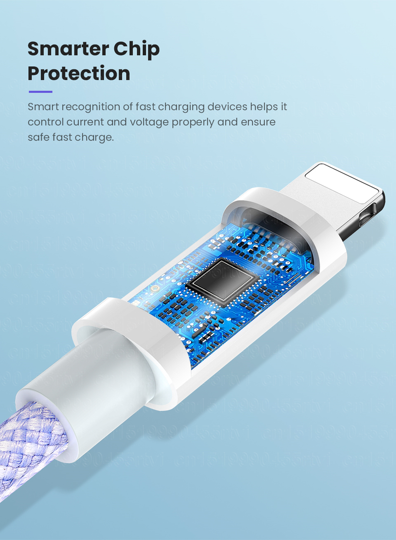 Cable USB C PD de 20W para iPhone 14, 13, 12 Pro Max, Cable USB C de carga rápida para iPhone 12 Mini Pro Max, Table USB de datos_voghion.com