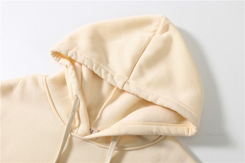 new Casual Cross-border Foreign Trade Men's And Women's Fleece Sweater Letter Printed Kangaroo Pocket New Hooded Sweater_voghion.com