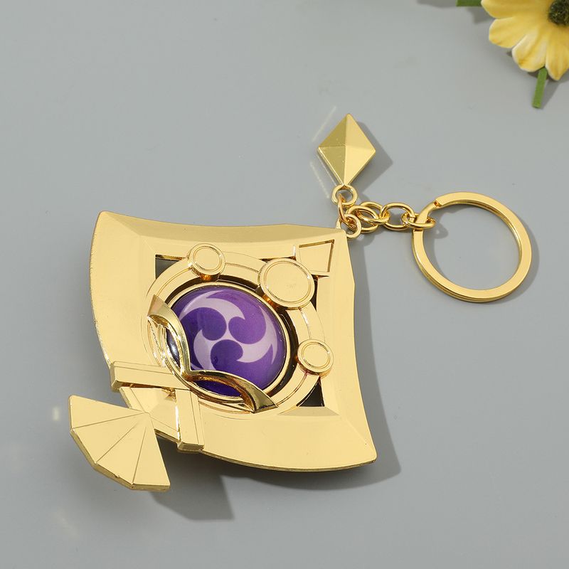 Zweidimensionales Element Peripherie Mitteldistanz Stern Leuchtender Wind Wendy Mit Ohr Schlüsselanhänger Zinklegierung Anhänger_voghion.com