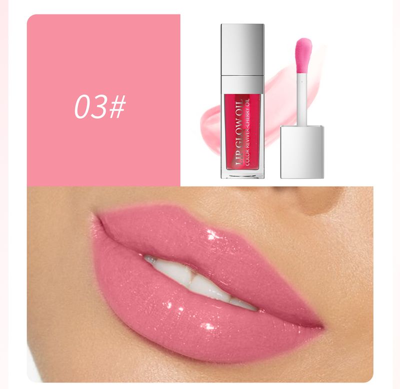 HelloKiss Hydraterende en verhelderende transparante kleur, Water Glazed Glass Glaze Lip Oil, lipolie_voghion.com