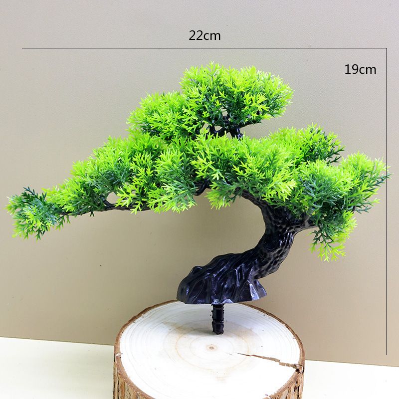 Home Mobili bellezza pino accogliente pino artificiale ingegneria rami pianta verde giardinaggio vaso decorativo aghi di pino rami di pino_voghion.com
