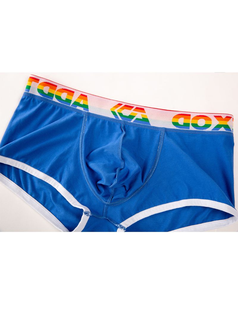 KSS/SECRET 6er-Pack mehrfarbige Boxershorts in Übergröße mit Regenbogenbund und mitteltiefem Bund für Herren_voghion.com