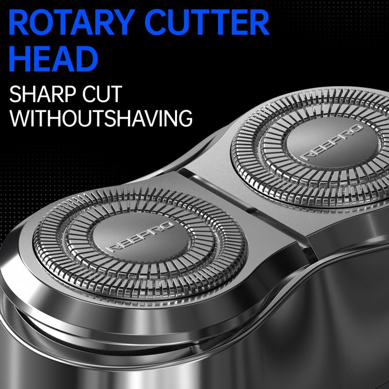 Professionell Cordless Waterproof Raséierapparat Zwilling Blade Portable hine elektresch Entfernungsapparater Mini Raséierapparat Trimmer Männer_voghion.com