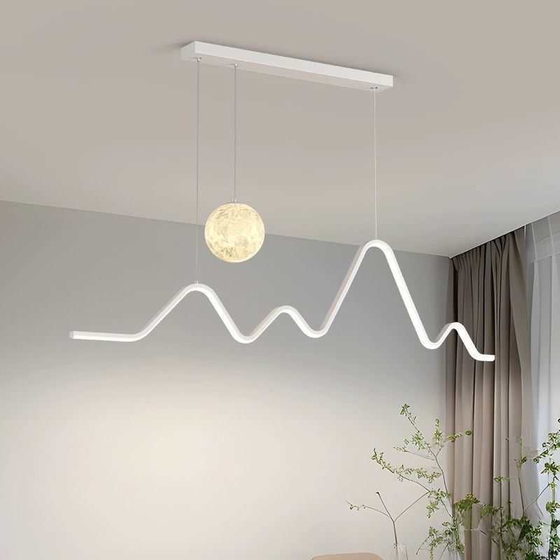 Restaurant Pendant Modern Tea Room Dining Nordic Threaded Minimalist Long Strip Light Luxury Creative Bar Table_voghion.com