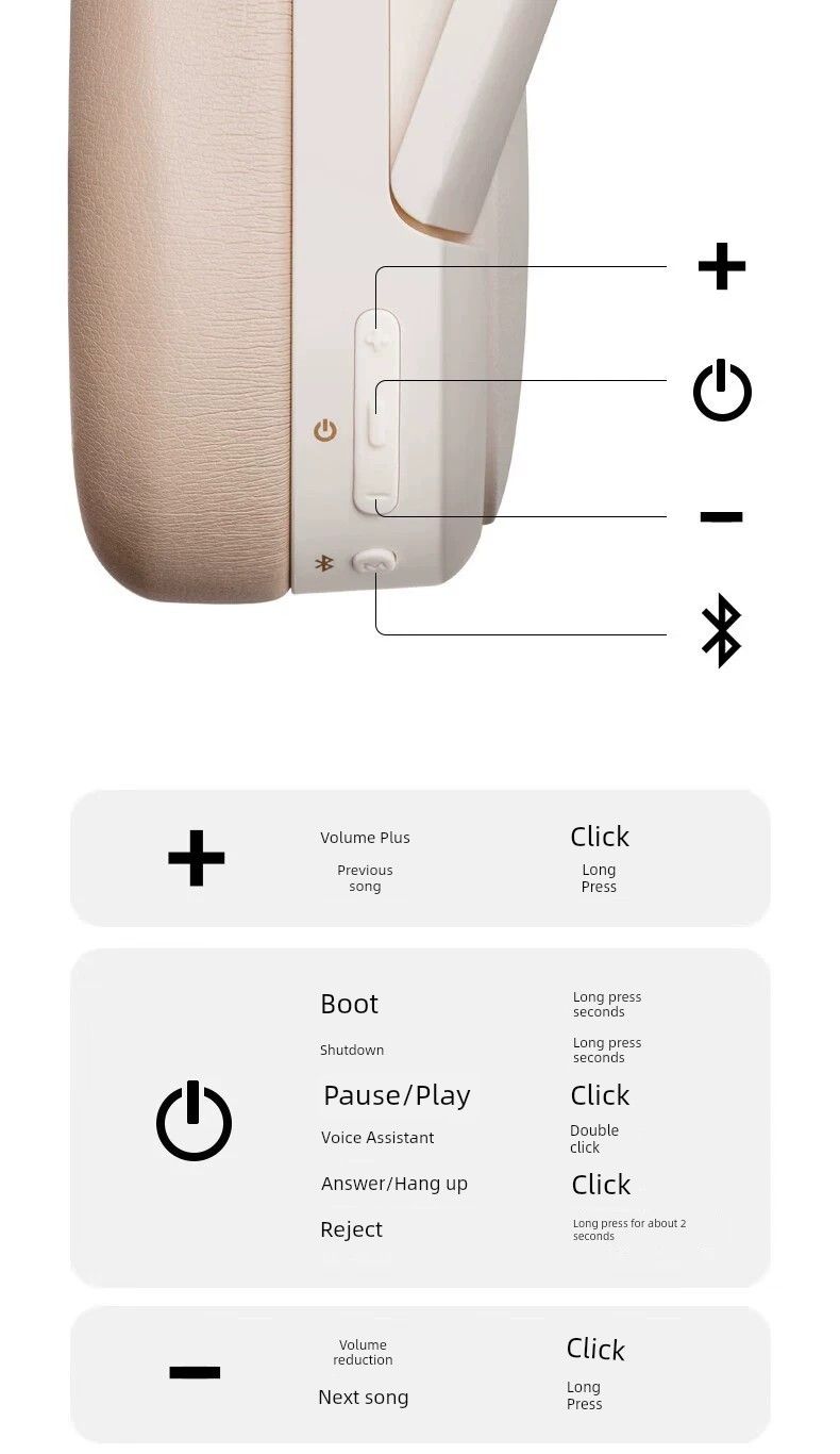 Casque audio Bluetooth Walker W860nb_voghion.com