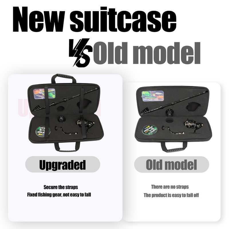 Fishing Gear Set Long Carbon Lure Telescopic Travel Portable Spinning Reel Sea Casting Rod Bait Box_voghion.com