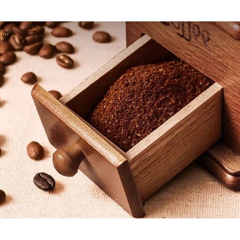 Small Home Brew Set Equipment Coffee Bean Manual Hand Crank Grinder_voghion.com