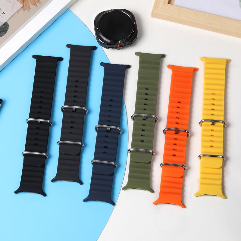 Ocean Band For Samsung Galaxy Watch 7 Ultra 47mm sport Silicone Bracelet correa belt for Samsung Galaxy Watch ultra Strap 47 mm_voghion.com