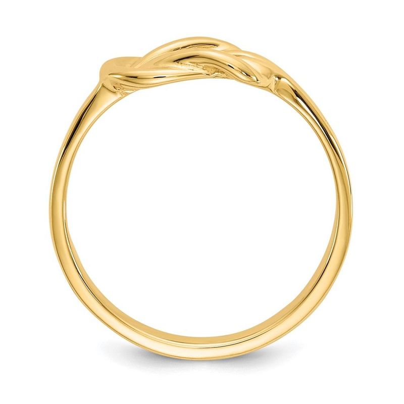 14K Freeform Knot Ring_voghion.com