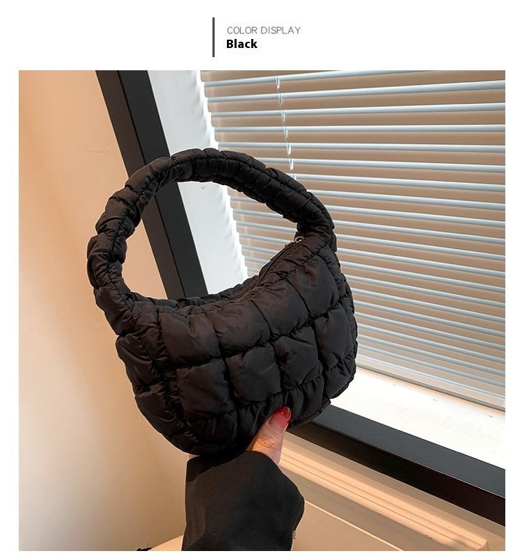 2024 Winter New Fashionable Simple Handbag for Women, Casual Handbag, Small and Trendy Commuter Bag_voghion.com