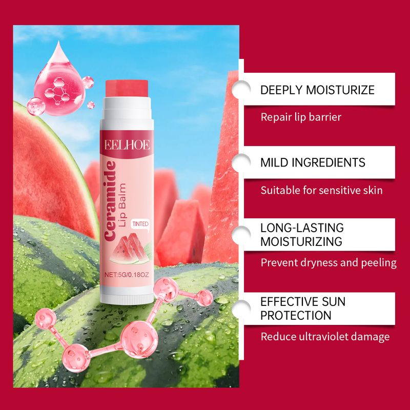 EELHOE Ceramide Lip Balm Moisturizing Lip Moisturizing Mild Moisturizing Lip Balm_voghion.com