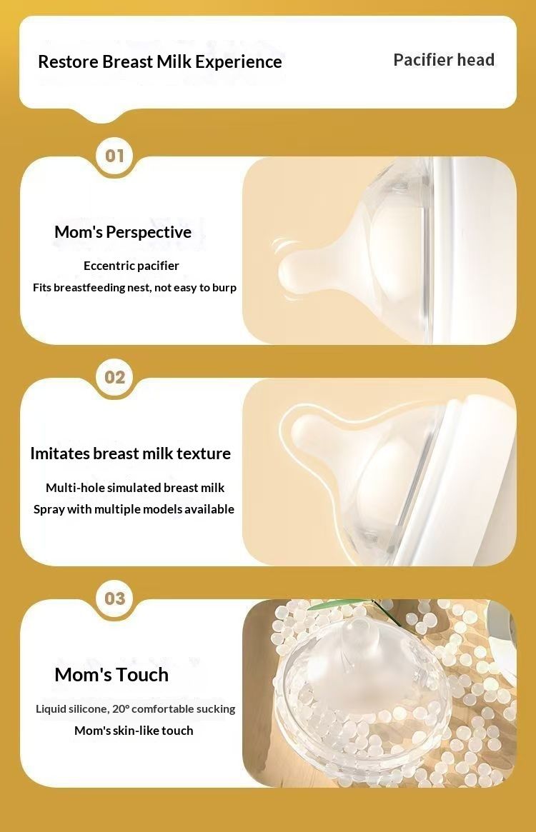 ToyPulse Newborn Baby Gift Box High Borosilicate Glass Bottle 0-6 Months Anti-Colic Breast Milk Weaning Small Age_voghion.com