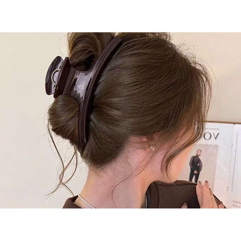 Extra Large Arc 2025, nuovi fermagli per capelli di alta qualità per la parte posteriore della testa, autunnali e invernali, accessori per capelli, copricapi, fermagli a forma di squalo_voghion.com
