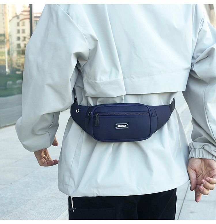 Nuova borsa da cintura per esercizi Borsa a tracolla da uomo casual alla moda per donna Borsa a tracolla da uomo di grande capacità resistente all'acqua e all'usura_voghion.com