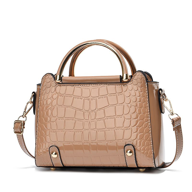 New Crocodile Pattern Versatile Fashion Small Square Korean Style Ins Single Shoulder Crossbo Handbag Women's Bag_voghion.com