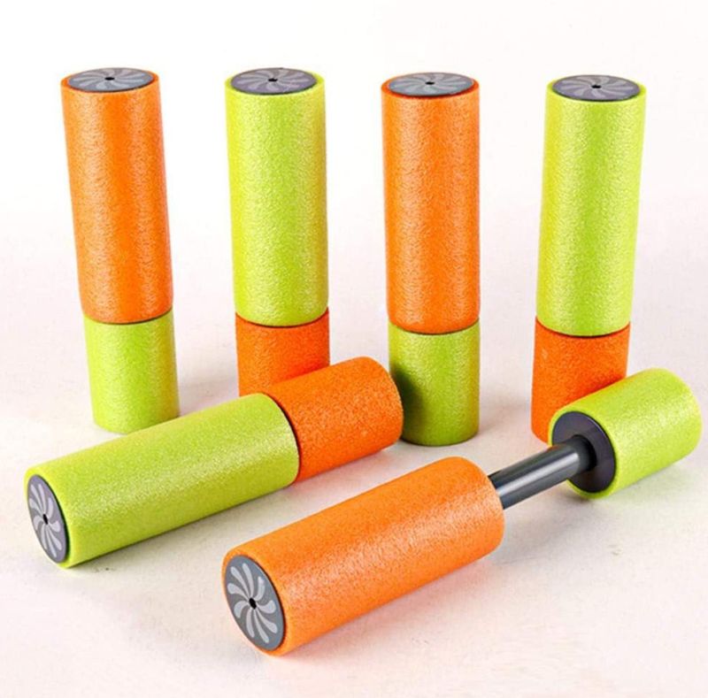 Pistolet à eau domestique en mousse EVA, pistolet à eau à tube unique, mini pistolet à eau à tirer et à pulvériser pour le plaisir de la plage en été, jouet de combat anti-éclaboussures sûr pour les enfants_voghion.com