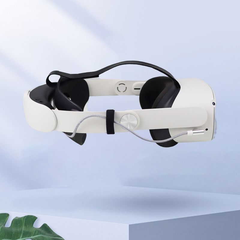 VR Stable Transmission Quick Response Headset Accessories Watch Video Breathable Virtual Reality Head Strap for Oculus_voghion.com
