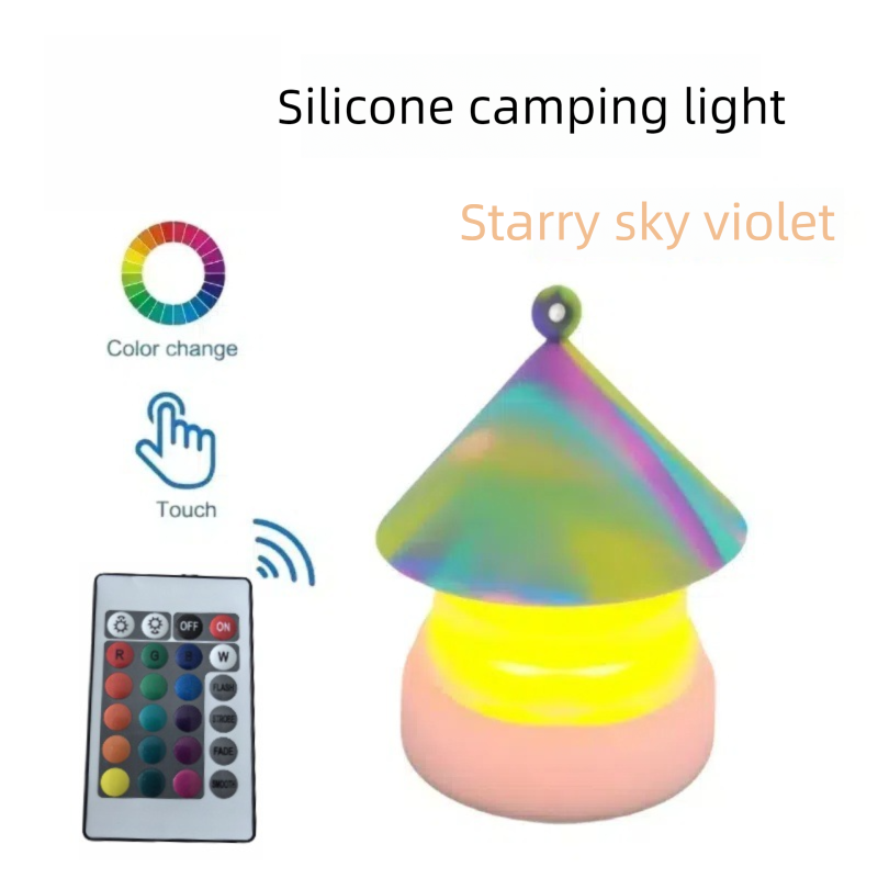 Outdoor Equipment Portable Folding Silicone Camping Rechargeable LED Tent Camp Atmosphere Light_voghion.com