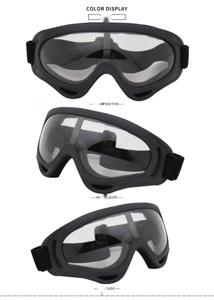 X400 Wind and Sand Protection Goggles Riding Ski Motorcycle Protective Windshields Military Fans CS Tactical Anti Attack_voghion.com