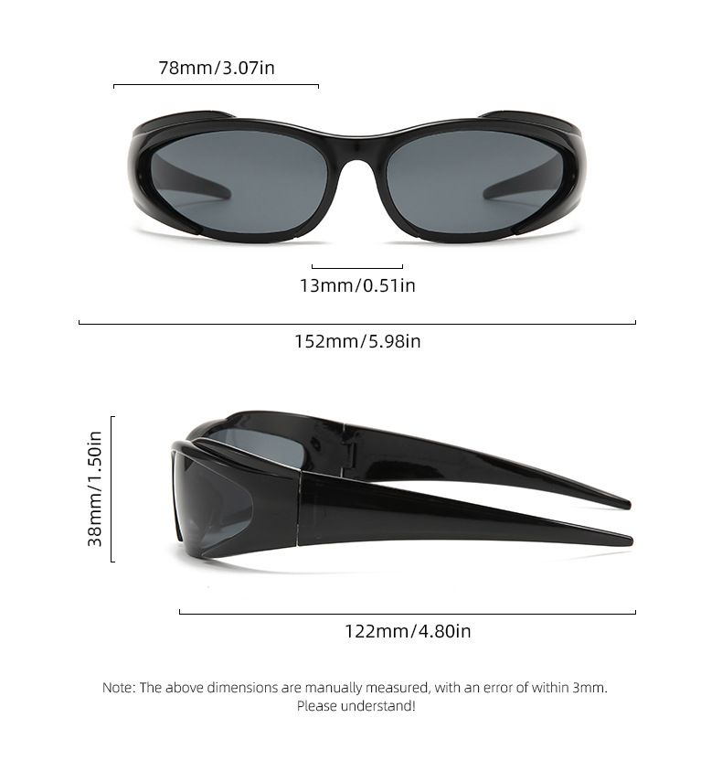 Fashion New Sports Sunglasses Y2K Outdoor Cycling Glasses Personalized Sunscreen Sunglasses_voghion.com