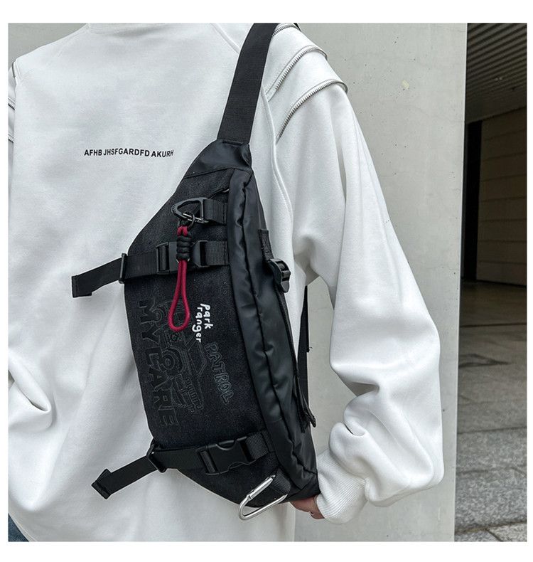 Sac de cyclisme pour femmes et hommes, sac de sport décontracté à bandoulière, sac de poitrine tendance, sac de voyage en plein air, petit sac, sac banane portable_voghion.com