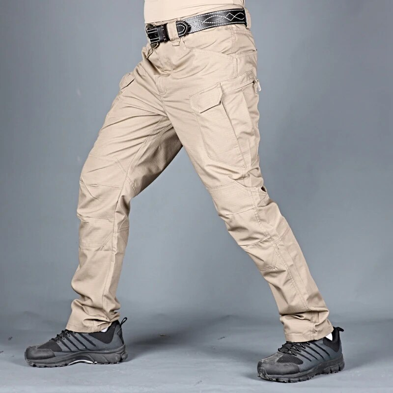 Pantaloni cargo tattici da uomo, pantaloni da combattimento, pantaloni militari dell'esercito, tasche multiple, pantaloni casual da lavoro, escursionismo, taglia forte 6XL_voghion.com