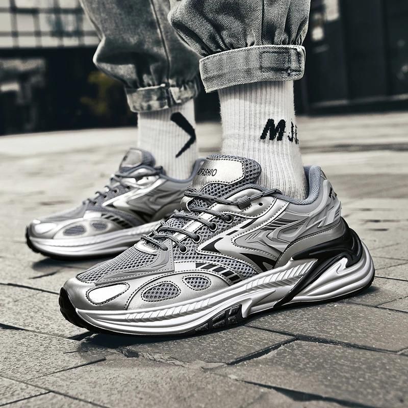 Dropshipping Custom Männer Casual Fashion Sneakers Atmungsaktives Mesh Blank Jogging Rennen Gehen Für Frauen Runner Sport_voghion.com