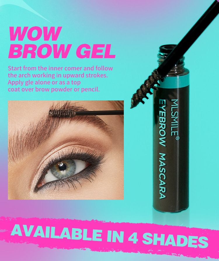 3D Smooth Dye Natural Wild Eyebrows Long-lasting Smudge-proof Non-fading Makeup Eyebrow Gel_voghion.com