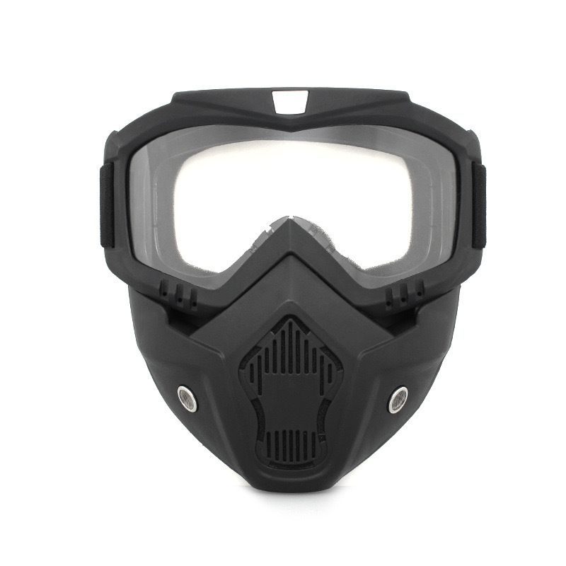 2025s Windproof Dustproof Cycling HD Transparent Goggles Welding Protective Mask Full Face Windshield_voghion.com