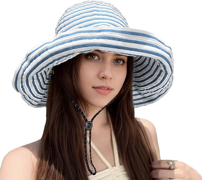 Sun Hat For Men Women UPF 50+ Fishing Hats Waterproof Wide Brim Boonie Bucket Hat For Safari Beach Hiking Garden_voghion.com
