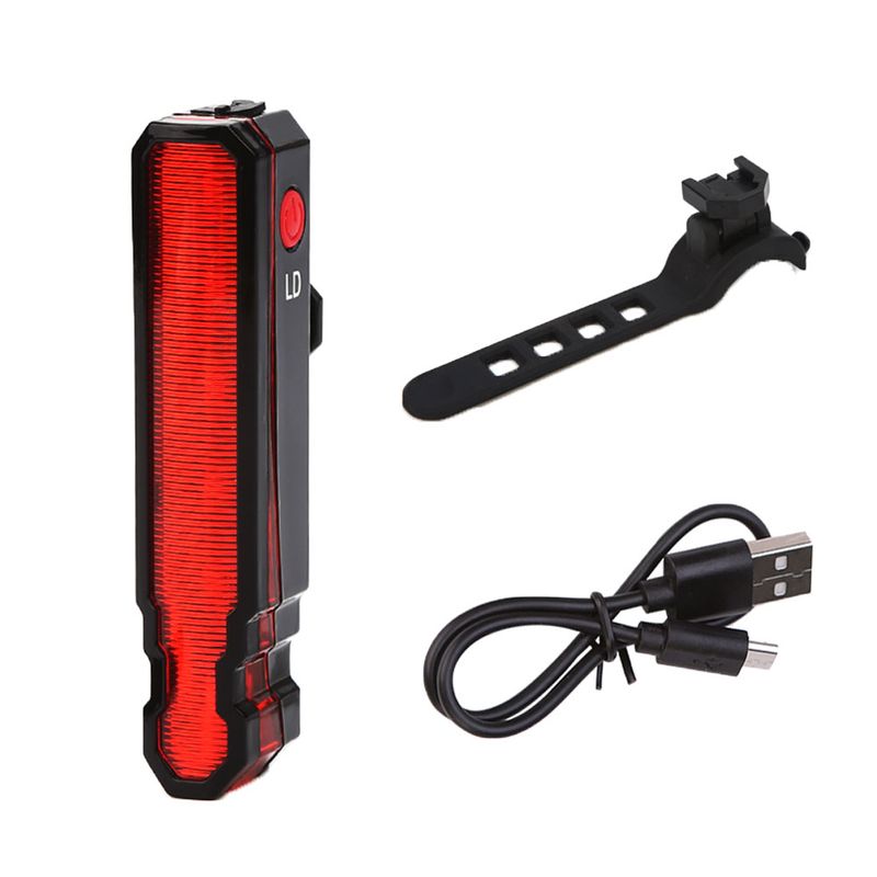 SportLife USB dobíjecí laserové LED zadní světlo na kolo, bezpečnostní výstražné světlo na kolo_voghion.com