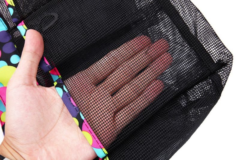Bolsa de banho e natação, cesta de armazenamento para banheiro, bolsa de malha, bolsa de banho de grande capacidade, bolsa de higiene pessoal_voghion.com