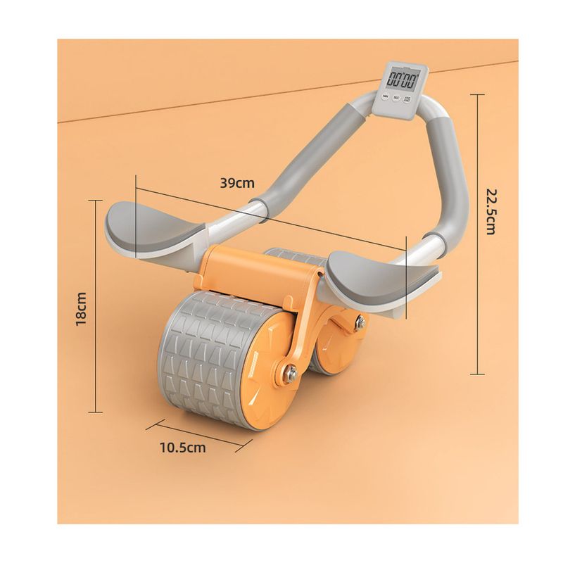 Elbow Support Fitness Equipment Machine Artifact Home Automatic Rebound Abdominal Wheel Non-Slip_voghion.com
