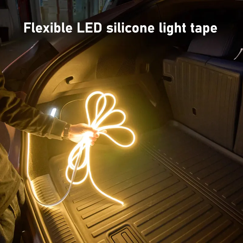 Für Xpeng G6 Heckkofferraum-LED-Lichtleistenstreifen, Kofferraum-Innendekorationslampenstreifen, automatische Sensorbeleuchtung für Gepäckatmosphäre_voghion.com