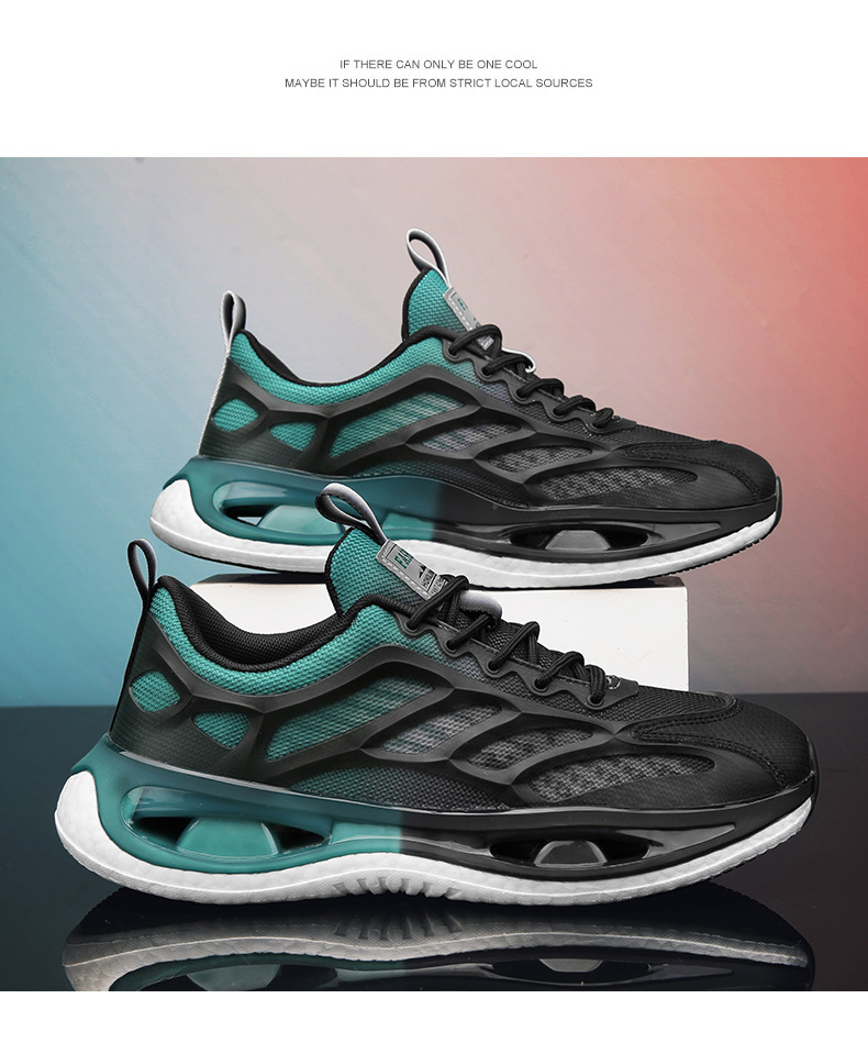 Zapatos deportivos para hombre, otoño, nuevos zapatos casuales transpirables para correr, suela suave, aumento gradual del cambio de marea, zapatos_voghion.com