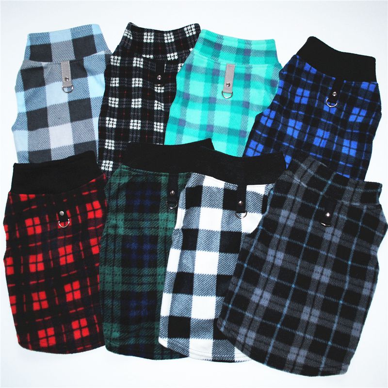 Abbigliamento per animali domestici diretto dalla fabbrica, per cani, autunno e inverno, in pile polare, fibbia di trazione, 27 colori brevettati, saranno oggetto di indagine_voghion.com